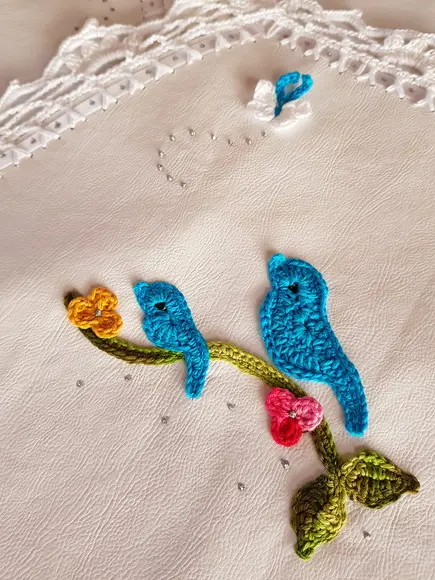 Jogo de Banheiro Passarinhos Jardim Branco ou Escolha Cores
