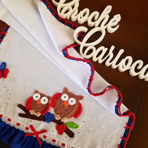 Jogo de Cozinha 4 Peças Corujinha Escolha Cor