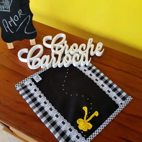 Jogo de cozinha preto e branco: 6 peças!