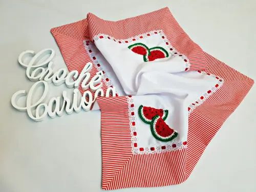 Jogo de Cozinha Tecido 4 Peças
