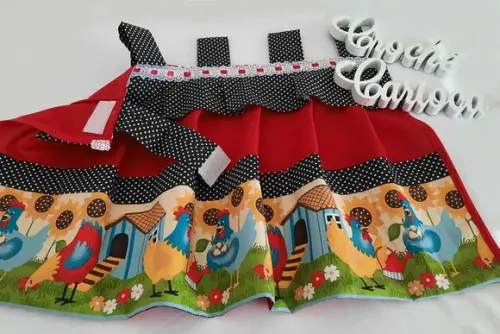 Jogo Fogão Capa e Cortininha Escolha Cores 2pc Alto Padrão