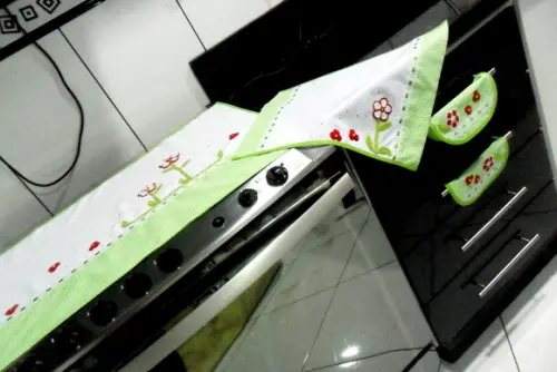Jogo para cozinha - Primavera - Escolha peças!