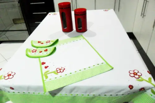 Jogo para cozinha - Primavera - Escolha peças!
