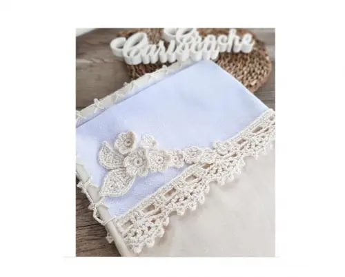 Kit 02 Panos de Prato Minimalista Boho Algodão Cru Cozinha