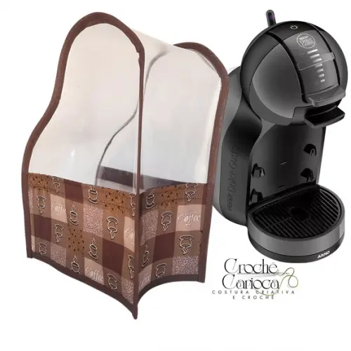 Kit Cantinho do Café Capa Cafeteira e Cobre Alimentos