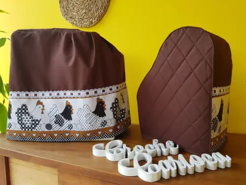 Kit Capas de Batedeira e Dolce Gusto Semiestruturadas Patch