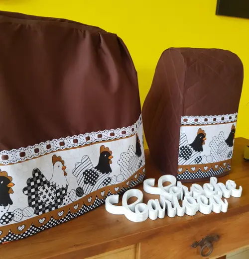 Kit Capas de Batedeira e Dolce Gusto Semiestruturadas Patch