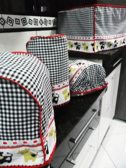 Kit Capas para Cozinha 4 Peças