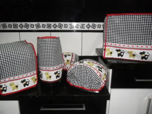 Kit Capas para Cozinha 4 Peças