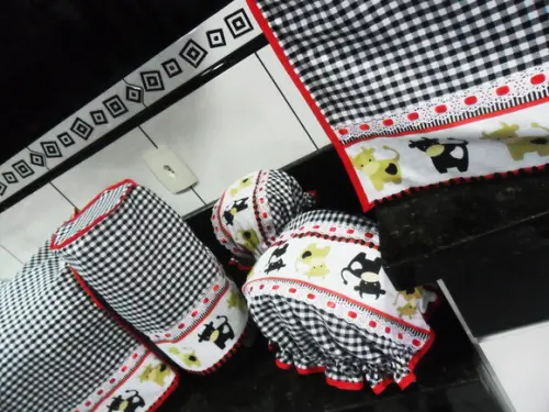 Kit Capas para Cozinha 4 Peças