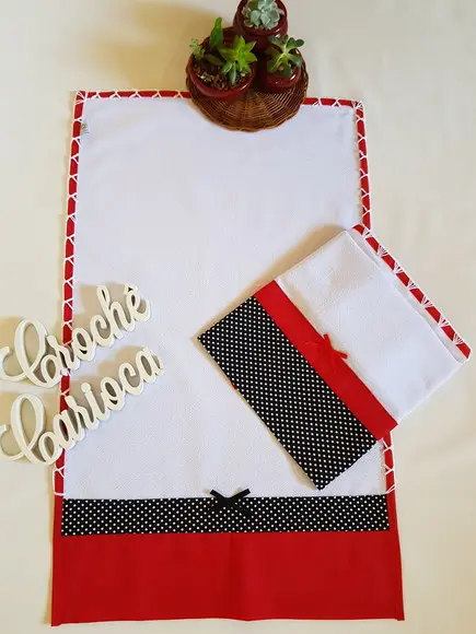 Kit de Panos de Prato Minimalista 2 Peças Grandes