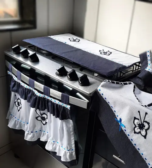 Kit Fogão 2 Peças Escolha Cor e Sob Medida