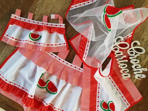 Kit para cozinha Tema Melancias