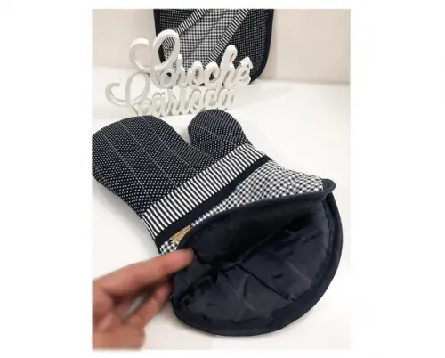 Luva e Pegador Térmicos Minimalista Elegante