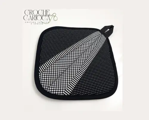 Luva e Pegador Térmicos Minimalista Elegante