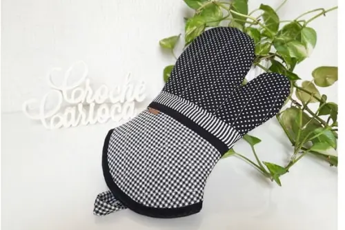 Luva Térmica Cozinha Composê Minimalista Modelagem Exclusiva