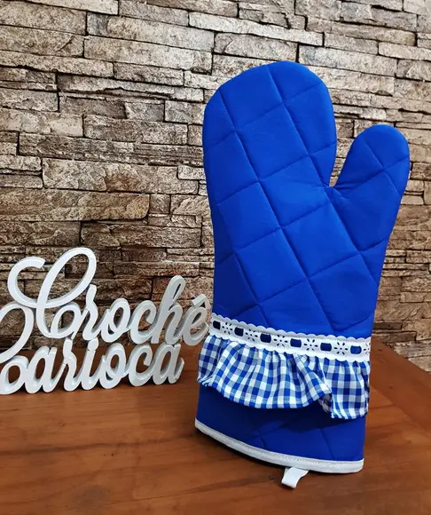 Luva Térmica Pulso Longo Azul Royal ou Escolha Cor