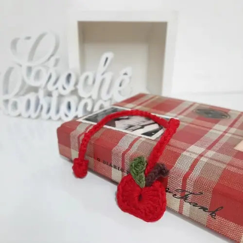 Marca Página de Crochê Brinde Lembrancinha 01 Peça