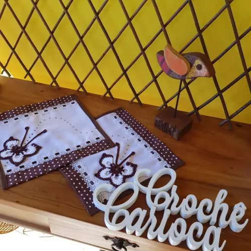 Paninho Centrinho Decoração Escolha Cores e Medidas 30x30 cm