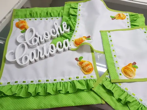 Paninhos de Cozinha Centrinhos 4 Peças