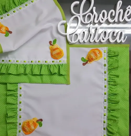 Paninhos de Cozinha Centrinhos 4 Peças