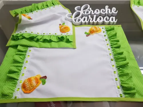 Paninhos de Cozinha Centrinhos 4 Peças