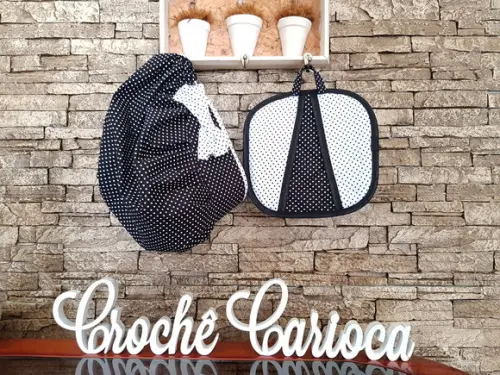 Pega panela térmico e Touca chef