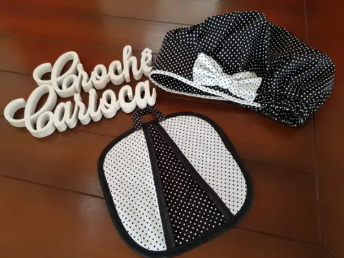 Pega panela térmico e Touca chef