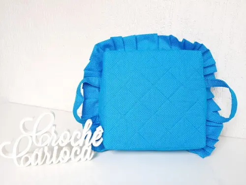 Porta Pão Guarda Pão Tons De Azul