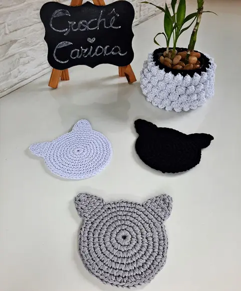 Porta-copos Pets Gatinhos Escolha Cores!