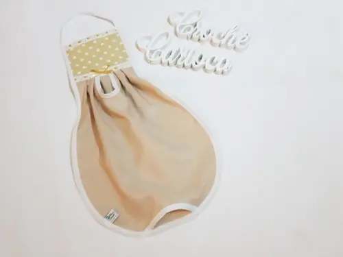 Puxa-saco e Centrinho Bege Nude e Poás