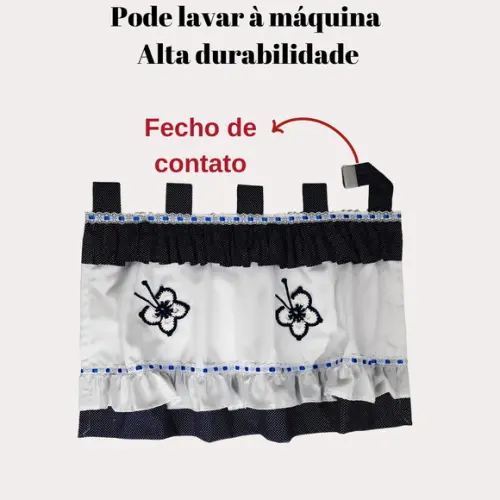 Tapa Forno Cortininha Babadinhos Borboleta Escolha Cores