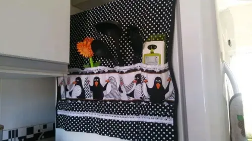 Trilho de Geladeira com Porta Trecos Organizador Escolha Cor