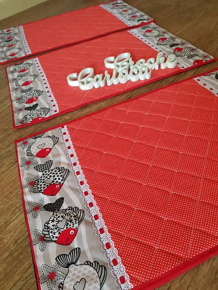 Trio Passadeiras Cozinha Patchwork Estruturados Escolha Cor