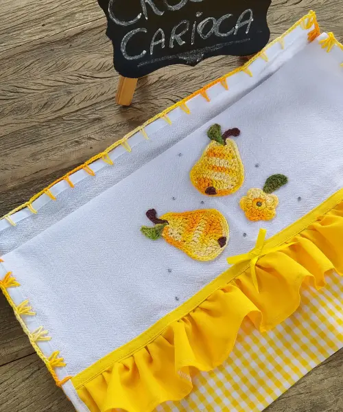 Panos de Prato composê Amarelo Cozinha