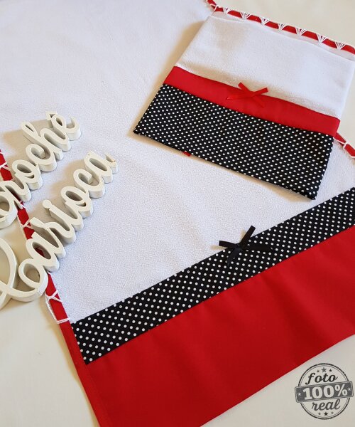 Kit de Panos de Prato Minimalista 2 Peças composê
