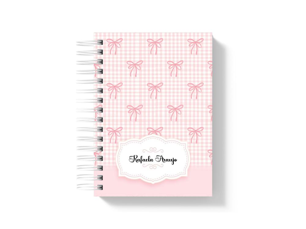 Agenda Personalizada 2027 1 dpp  floral de laço