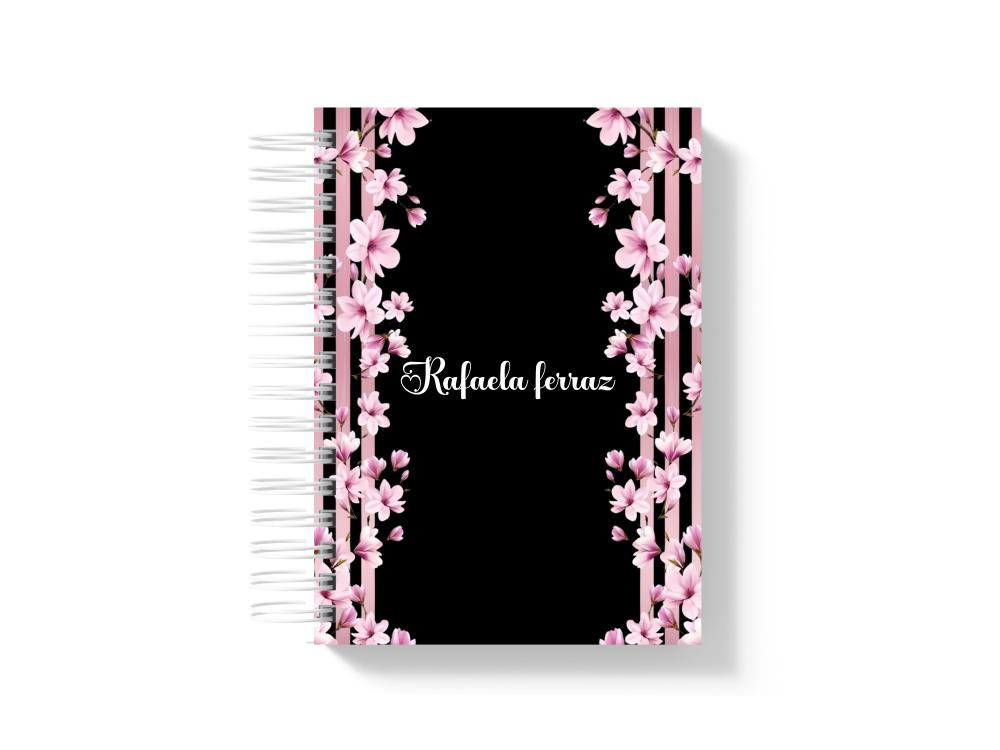 AGENDA PERSONALIZADA 2027 1DPP TEMA BLACK CEREJEIRA
