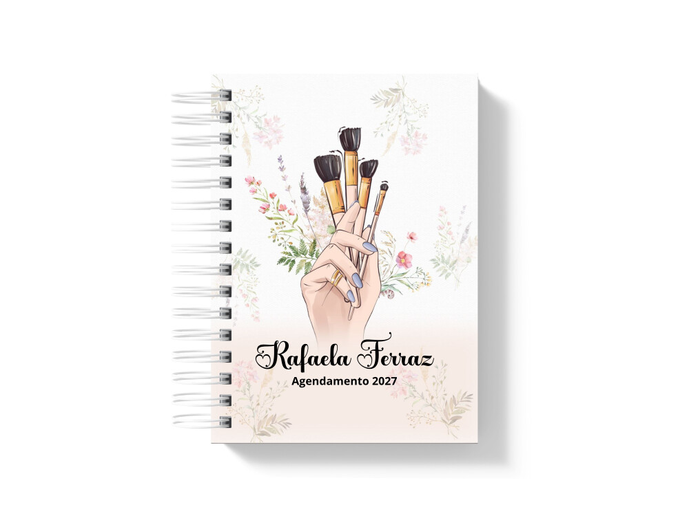 Agenda Agendamento 2027 personalizado maquiadora