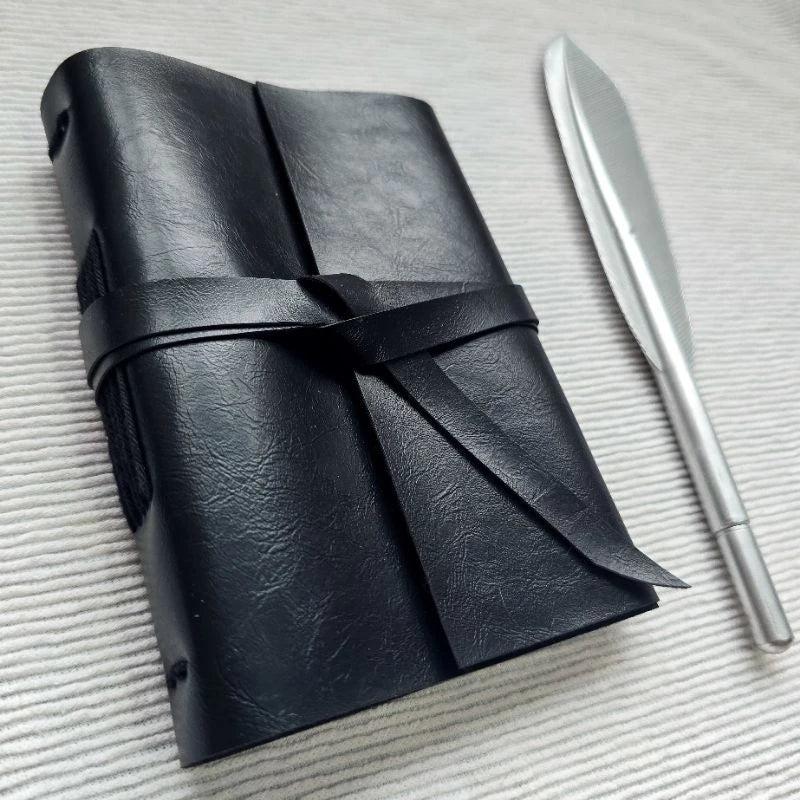 Diário de Viagem Bullet Journal Sketchbook tamanho A6.(Preto,200