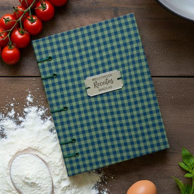 Livro de Receitas Mágicas A5(Verde)