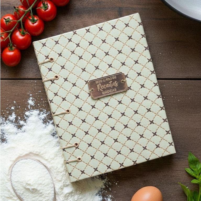 Livro de Receitas Mágicas A5(areia)