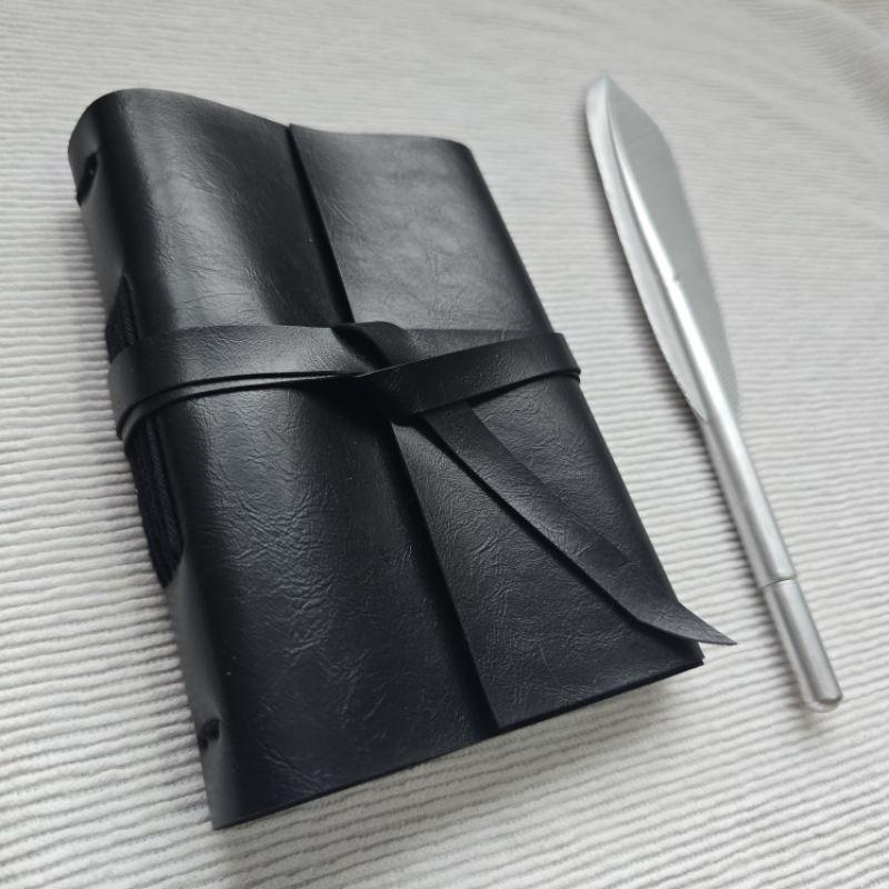 Diário de Viagem Bullet Journal Sketchbook tamanho A6.(preto 200