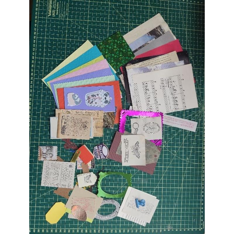 Kit Vintage, mix de papéis para Scrapbook, Agendas e Journal 55-