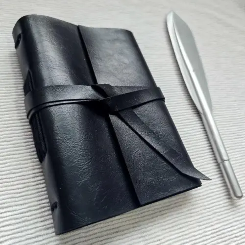 Diário de Viagem Bullet Journal Sketchbook tamanho A6.(Preto,400)