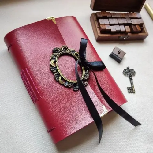 Diário Vintage Camafeu®(160 Páginas)