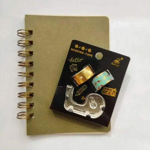 Kit fita adesiva decorada Washi Tape mini com Dispenser®