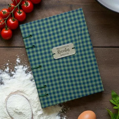 Livro de Receitas Mágicas A5(Verde)