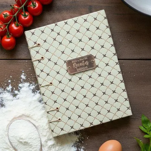 Livro de Receitas Mágicas A5(Areia)