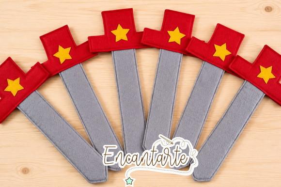 Espada principe para lembrancinhas
